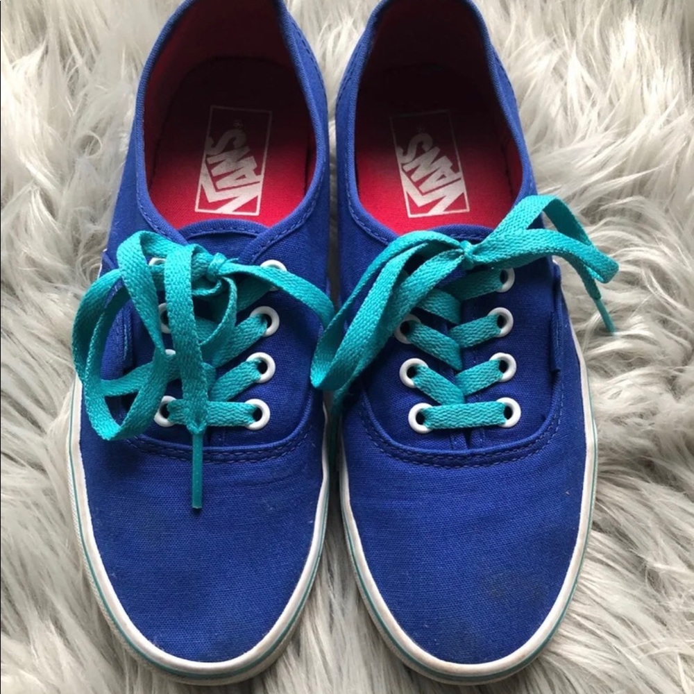 Royal Blue Vans size 7